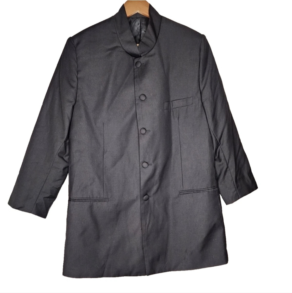 Chinese Tunic Jacket in Black Size 38